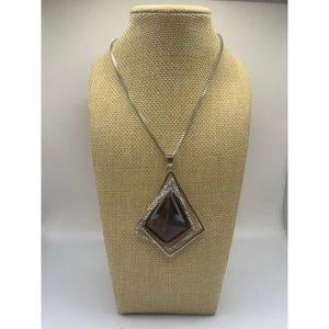 Rare Betsey Johnson Geometric Pendant Necklace